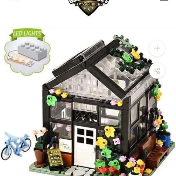 General Jim’s Toys & Bricks botanical greenhouse connecting brick set - Picture 7 of 11